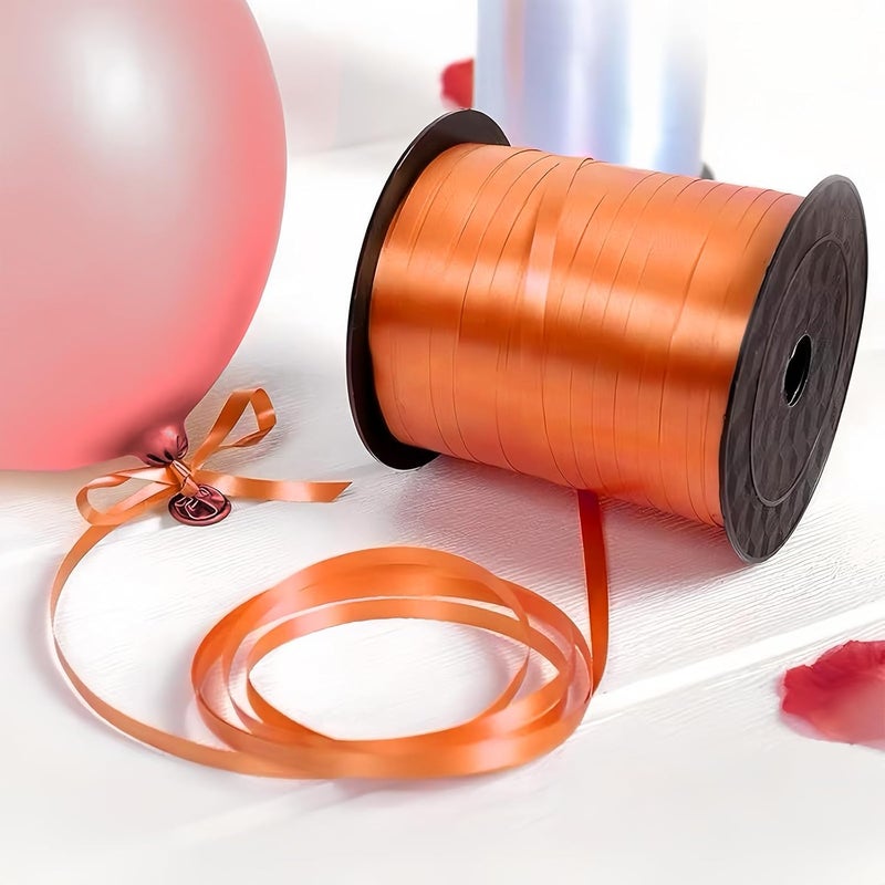 YCDMLJC Orange Curling Ribbon, 500 Yards Ribbons for Crafts,1/5 Inch Ribbon,Balloon String, Party Decoration,Ribbons for Florist Flower Bows for Graduation Supplies - Image 4